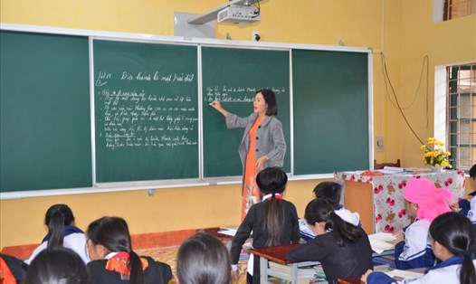 Bộ GDĐT đang dự thảo thông tư sửa đổi quy định về thi giáo viên dạy giỏi, chủ nhiệm giỏi. Ảnh minh hoạ: Huyên Nguyễn