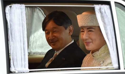 Tân Nhật hoàng Naruhito và tân Hoàng hậu Masako. Ảnh: Getty. 