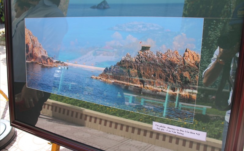 Tác phẩm "Đường vào đảo yến hòn Nội".