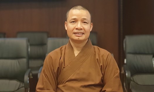 Thượng tọa Thích Minh Quang - Phó Tổng Thư ký Ủy ban Tổ chức Đại lễ Vesak LHQ 2019. Ảnh: VNN