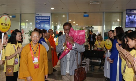 Ngài Bộ trưởng Sri Lanka nói lời cảm ơn chân thành và đầy cảm động trước sự đón tiếp nồng nhiệt của Phật giáo nước chủ nhà