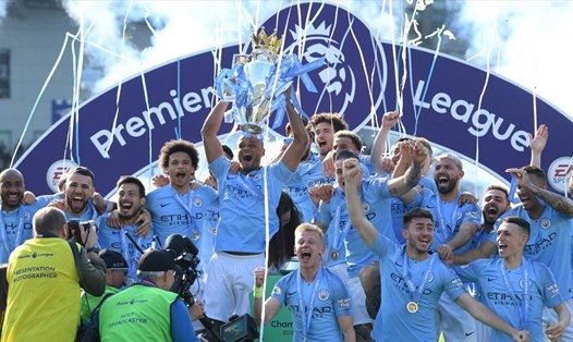 Man City xứng đáng lên ngôi vương Premier League mùa 2018-2019. Ảnh: Premier League