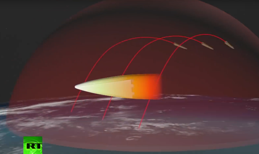 Nga thử nghiệm thành công tên lửa siêu thanh Avangard. Ảnh: RT