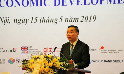 Bộ trưởng Bộ KHCN Chu Ngọc Anh phát biểu tại hội nghị.