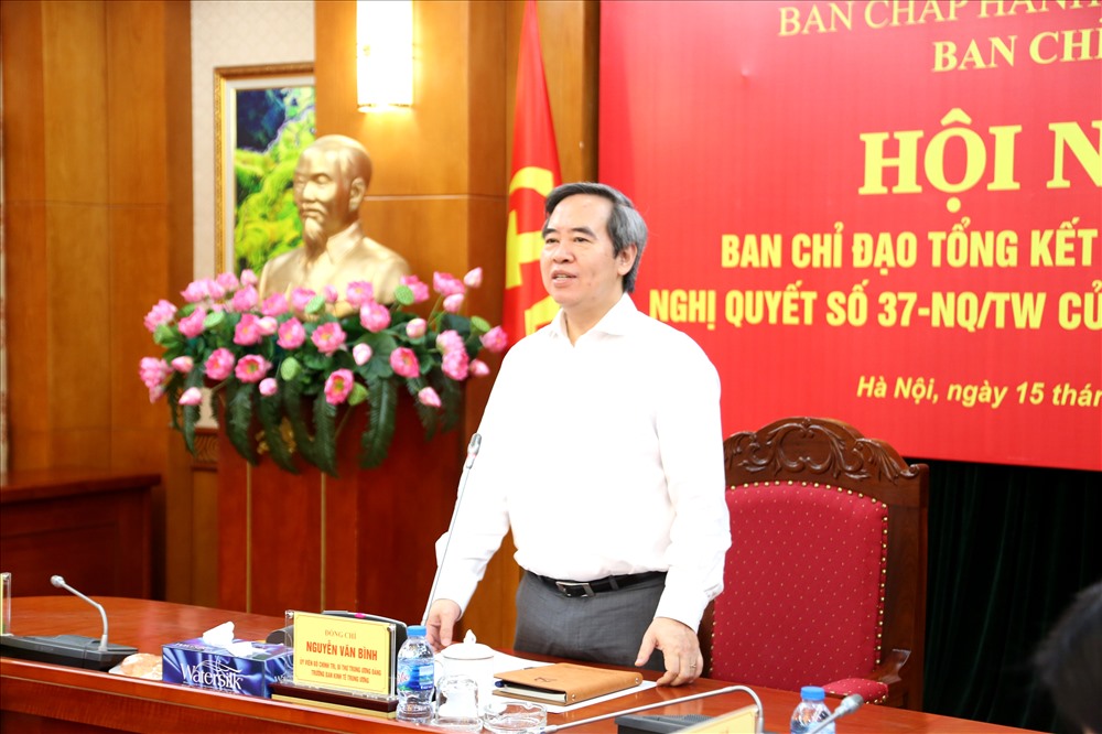 Ông Nguyễn Văn Bình, Ủy viên Bộ Chính trị, Bí thư Trung ương Đảng, Trưởng Ban Kinh tế Trung ương