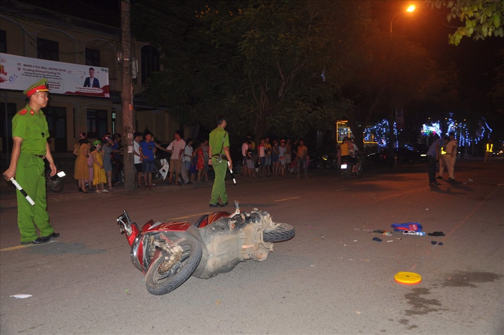 Hiện trường vụ tai nạn. Ảnh: QH.