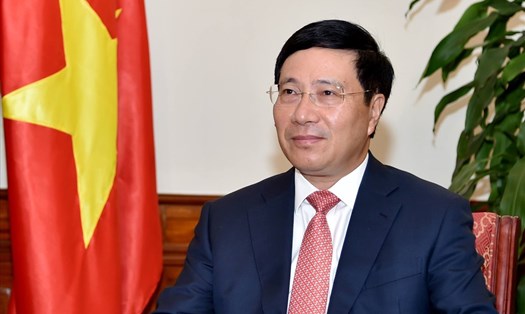 Phó Thủ tướng, Bộ trưởng Ngoại giao Phạm Bình Minh. Ảnh: Hồng Nguyễn.