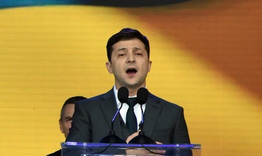 Tổng thống đắc cử Ukraina Volodymyr Zelensky. Ảnh: AFP