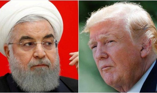 Tổng thống Iran Hassan Rouhani và Tổng thống Mỹ Donald Trump. Ảnh: Reuters