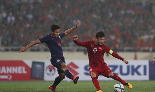 Việt Nam và Thái Lan sẽ đối đầu tại King's Cup 2019. Ảnh: Sơn Tùng
