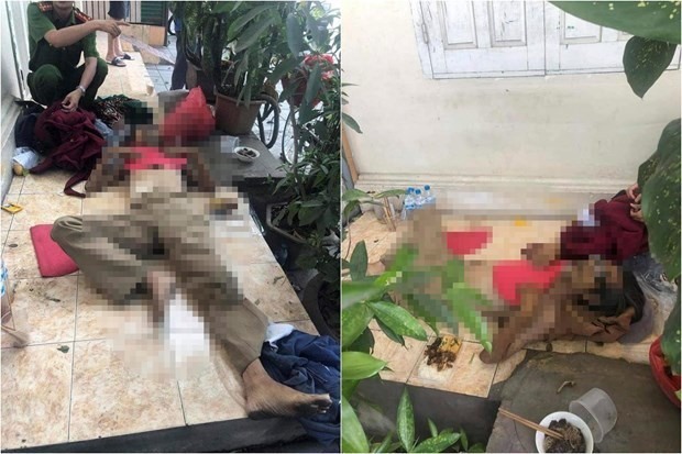 Cụ ông được phát hiện tử vong ngay trước cửa nhà dân trên đường Yên Phụ, quận Tây Hồ (Hà Nội)