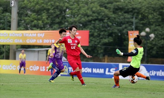 Hải Yến đã ghi 4 bàn thắng cho Hà Nội. Ảnh: Huy Nhân