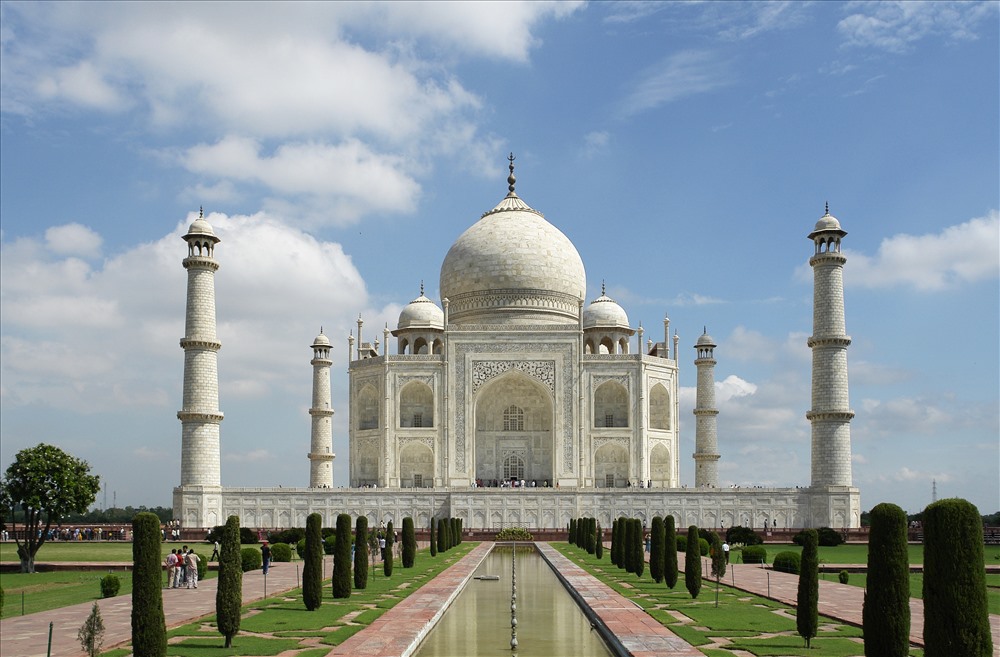 Đền Taj Mahal thu nhỏ bằng nhựa thông 127x127x78mm  Quà Tặng Độc Đáo