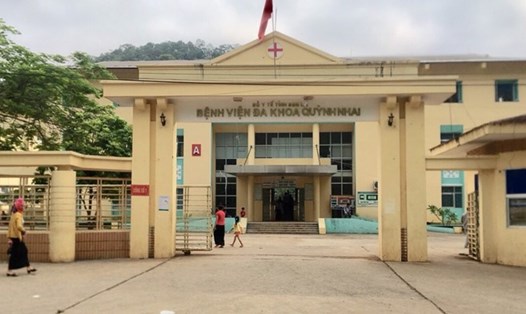 Bệnh viện đa khoa Quỳnh Nhai, nơi xảy ra vụ việc. Ảnh: VOV