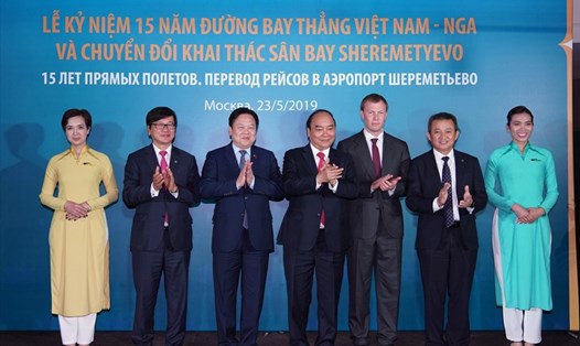 Vietnam Airlines đã tổ chức lễ kỷ niệm 15 năm đường bay thẳng Việt Nam – Nga