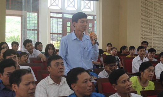 CNVC-LĐ huyện Tiên Lãng nếu các kiến nghị với Chủ tịch huyện