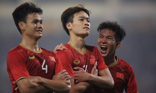 Hoàng Đức gây ấn tượng trong màu áo U23 Việt Nam. Ảnh: Sơn Tùng