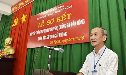 Ông Mai Vinh Quang, nguyên Chánh văn phòng Tỉnh ủy Đắk Nông. Ảnh: P.V