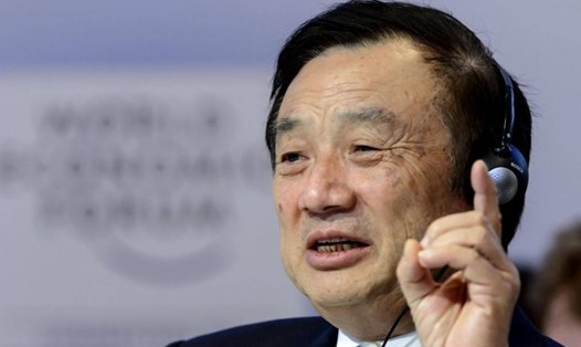 Tỉ phú sáng lập Huawei Nhậm Chính Phi. Ảnh: AFP