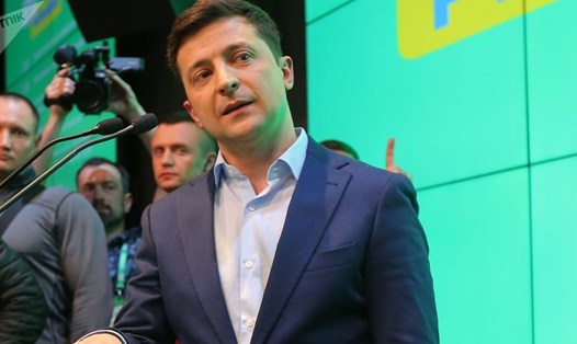 Tổng thống đắc cử Ukraina Volodymyr Zelensky. Ảnh: Sputnik