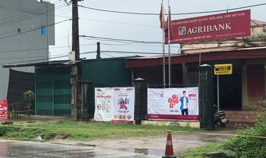 Phòng giao dịch Agribank chi nhánh Thanh Hà (xã Thanh Hà, huyện Thanh Ba, Phú Thọ).  Ảnh: Minh Hải