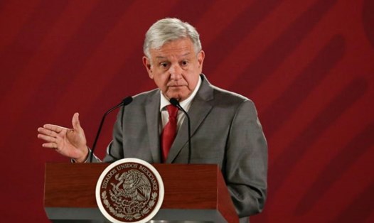 Tổng thống Mexico Andres Manuel Lopez Obrador. Ảnh: Reuters.