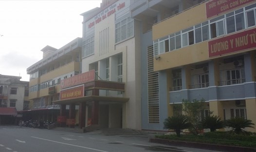 Bệnh viện đa khoa Hà Tĩnh, nơi xảy ra sự việc