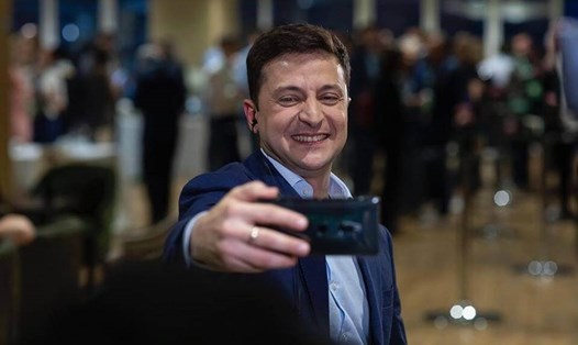 Tổng thống đắc cử Ukraina Volodymyr Zelensky. Ảnh: Forum Daily