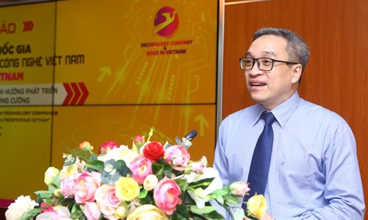 Thứ trưởng Phan Tâm nhận định, Diễn đàn phát triển doanh nghiệp công nghệ Việt Nam là sự kiện hàng đầu đối với cộng đồng ứng dụng, chuyển giao, nghiên cứu, phát triển công nghệ. Ảnh: Bộ TTTT