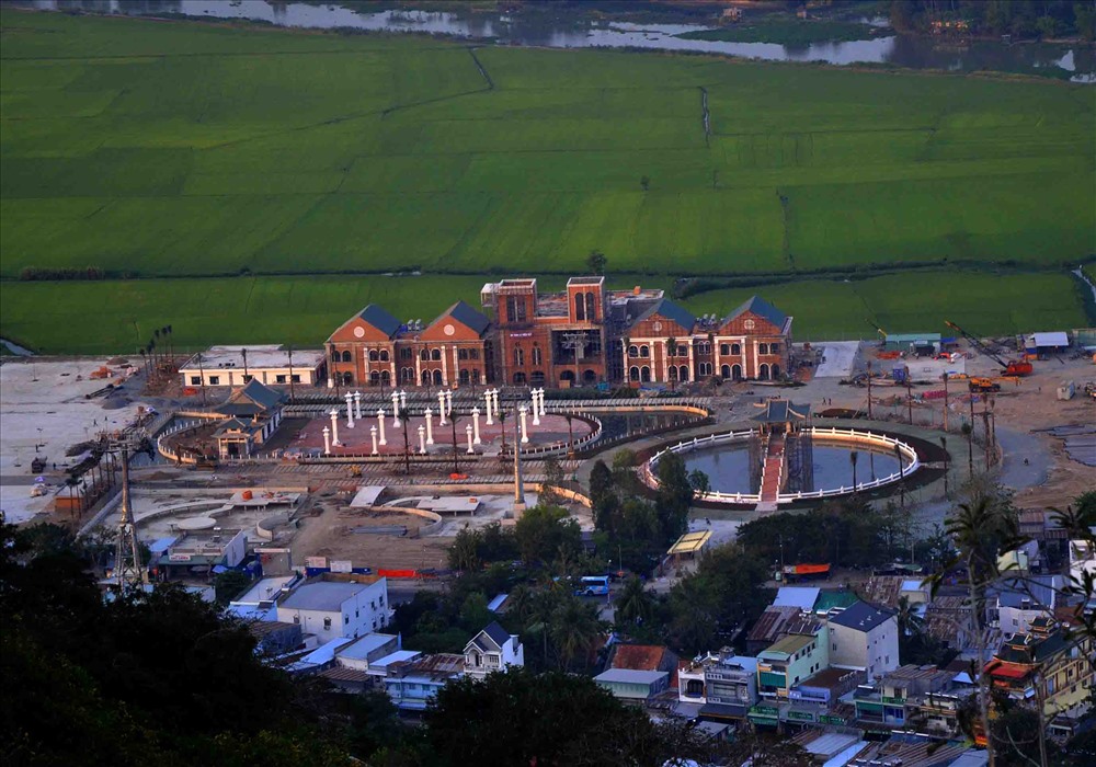 Một góc Khu du lịch tâm linh của MGA tại Núi Sam (Châu Đốc - An Giang). Ành: TS