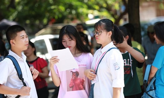 Thí sinh thi vào lớp 10 năm 2018 ở Hà Nội. Ảnh: Hải Nguyễn
