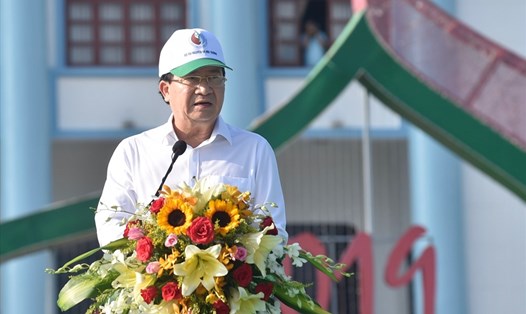 Phó Thủ tướng Chính phủ Trịnh Đình Dũng kêu gọi chung tay bảo vệ môi trường. Ảnh Nhật Hồ.