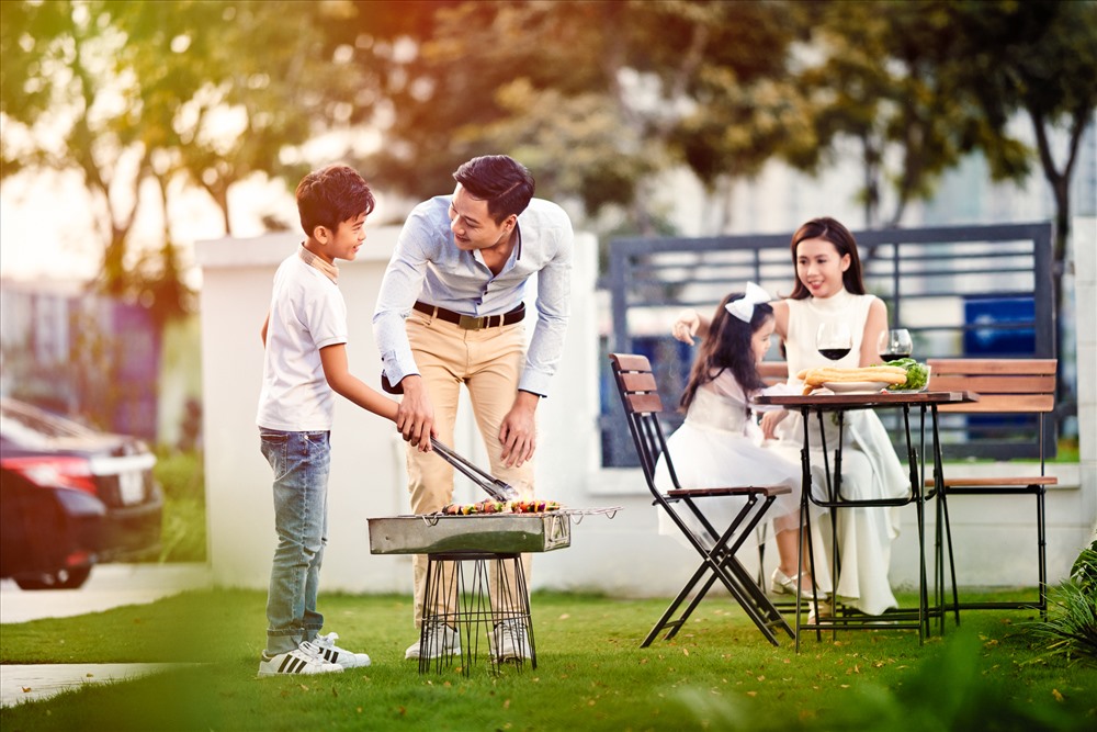 Nhiều gia đình chọn mua chung cư để ở thay vì nhà đất vì tiện ích, hiện đại, không gian sống xanh. Ảnh: Gamuda