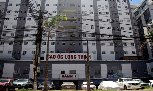 Chung cư Long Thịnh là dự án nhà ở xã hội đầu tiên được xây dựng dành cho công nhân lao động, người thu nhập thấp. Ảnh: N.T