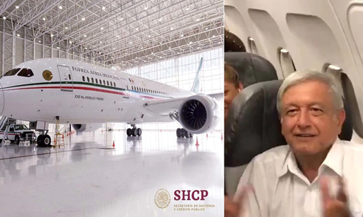 Tổng thống Andres Manuel Lopez Obrador bán chuyên cơ để lấy tiền cho nỗ lực chặn người di cư. Ảnh: SBS