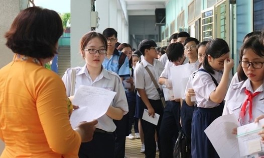 Ngày 14.6, các thí sinh có thể tra cứu điểm thi vào 10 tỉnh Thái Bình. Ảnh: Anh Nhàn.