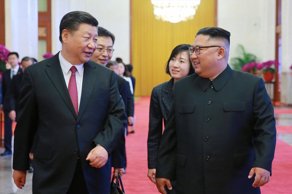 Nhà lãnh đạo Triều Tiên Kim Jong-un đã 4 lần thăm Trung Quốc kể từ tháng 3.2018. Ảnh: EPA-EFE/KCNA