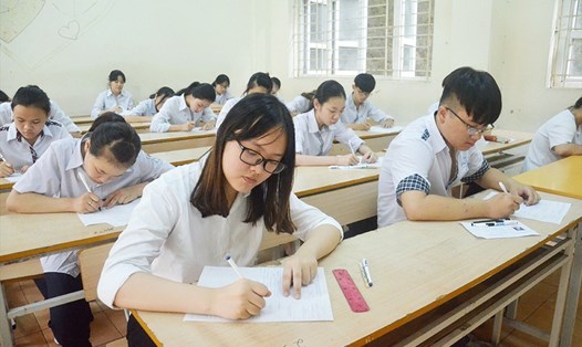 Thí sinh tham dự kỳ thi vào lớp 10 ở Quảng Ninh. Ảnh: Báo Quảng Ninh.
