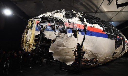 MH17 của Malaysia Airlines bị bắn rơi ở miền đông Ukraina ngày 17.7.2014. Ảnh: AFP