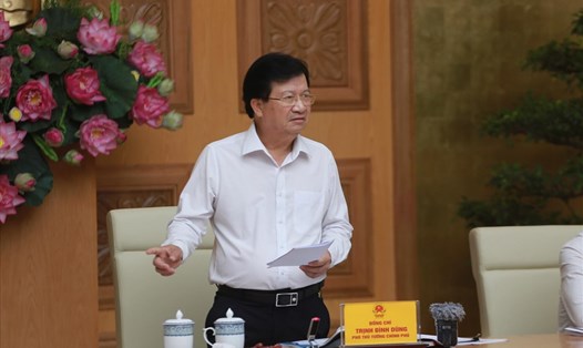 Phó Thủ tướng Trịnh Đình Dũng. Ảnh T.V