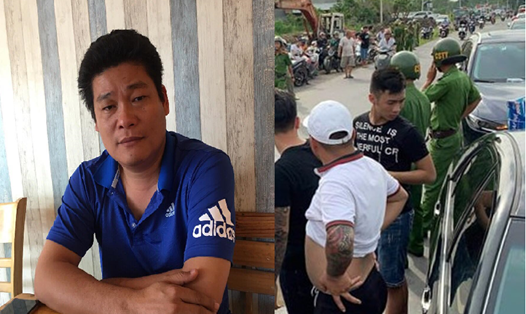 Nguyễn Tấn Lương gọi "giang hồ vây xe công an" ở Đồng Nai_Ảnh: HAC