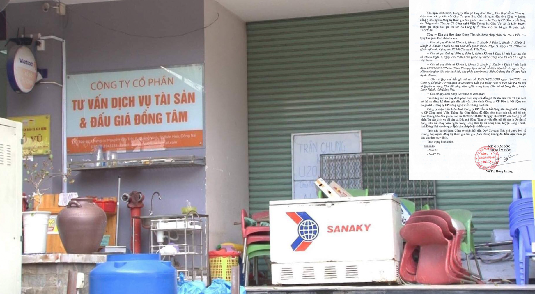 Buổi đấu giá quyền sử dụng khu đất công viên nghĩa trang Long Đức diễn ra bất thường khiến nhiều người xôn xao trong thời gian qua. Ảnh: PV