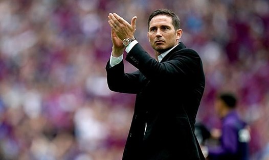 Frank Lampard đã có mùa giải tương đối thành công khi dẫn dắt Derby County. Ảnh: PA