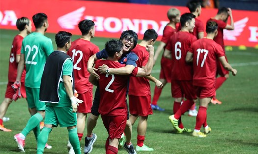 ĐT Việt Nam rơi xuống vị trí 97 trên BXH FIFA sau khi ĐT Halti có bước tiến nhanh ở vòng bảng Gold Cup 2019. Ảnh: Đ.Đ