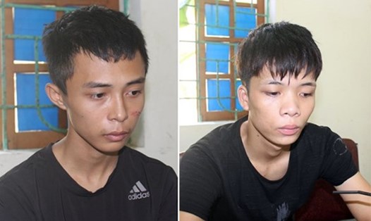 Đối tượng Vương Đình Hào và Nguyễn Đức Tuấn bị bắt giữ.