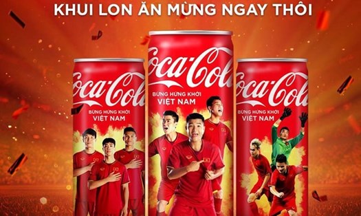 Hình ảnh quảng cáo của Coca-cola. Ảnh: ST