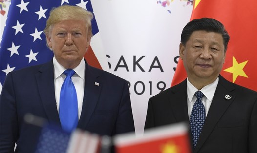 Tổng thống Mỹ Donald Trump và Chủ tịch Trung Quốc Tập Cận Bình. Ảnh: AP.