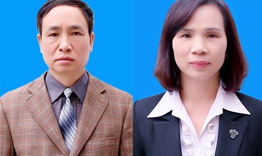 2 cựu Phó Giám đốc Sở GDĐT Hà Giang Phạm Văn Khuông và Triệu Thị Chính bị truy tố. Ảnh: BCA