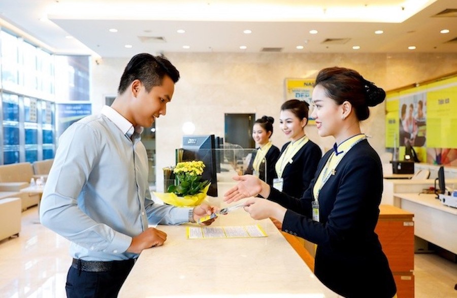 So sánh lãi suất gửi tiết kiệm ngân hàng trong tháng 6/2019, Nam A Bank đang dẫn đầu với mức lãi suất 8,7%/năm cho kì hạn 36 tháng. Ảnh NAB