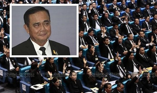 Tướng Prayuth sẽ bước vào nhiệm kỳ thủ tướng thứ 2. Ảnh: Bangkok Post.
